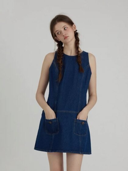 Vintage Denim Tank Dress