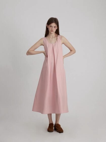 Long Strappy Tank Dress